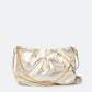 CLIO Leather Crossbody Bag - Platino