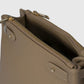 CAMILLE Leather Top Handle Bag - Fango