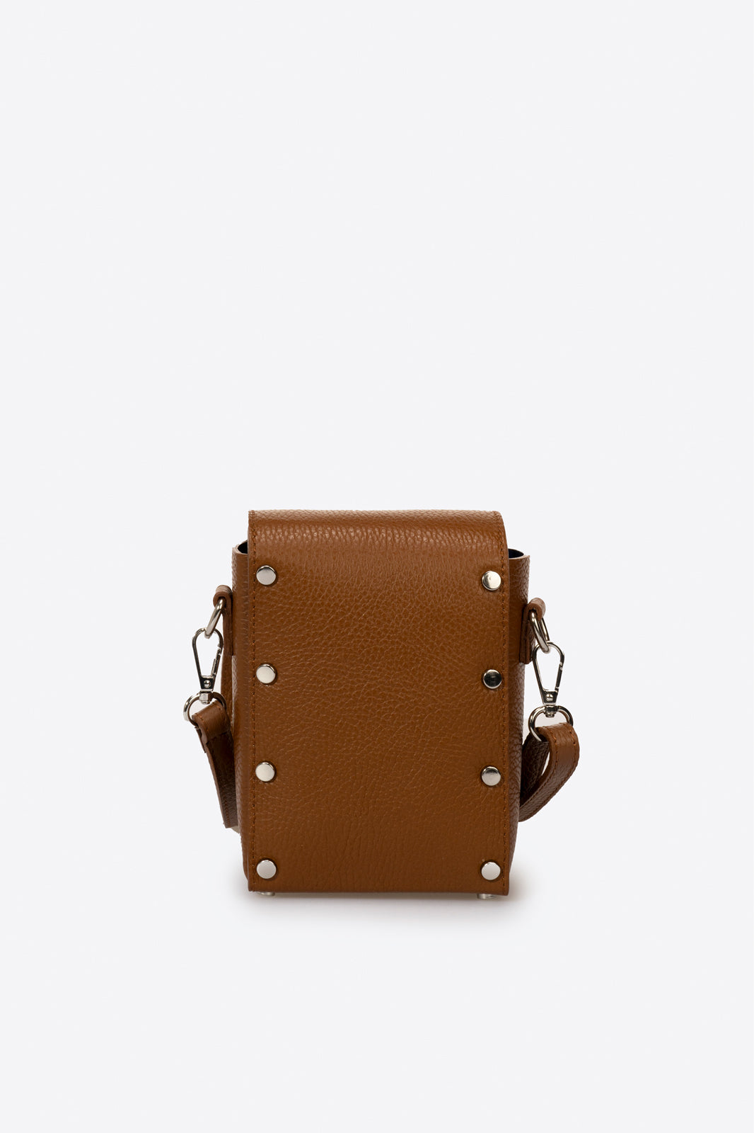 Leather Crossbody Bag 4362 - Cuoio