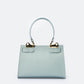 DALIA Leather Top Handle Bag - Cielo