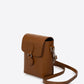 Leather Crossbody Bag 4362 - Cuoio