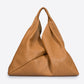 SOLEDAD Leather Top Handle Bag - Cognac