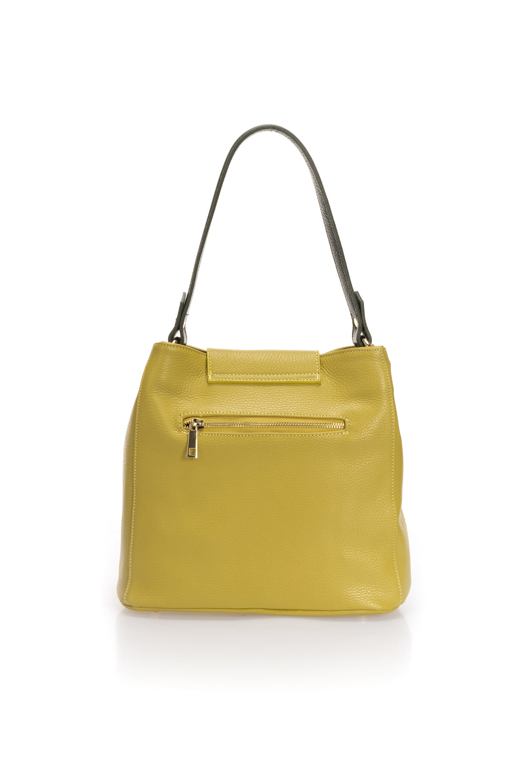 Leather Crossbody Bag 1249 - Pistacchio