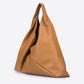 SOLEDAD Leather Top Handle Bag - Cognac