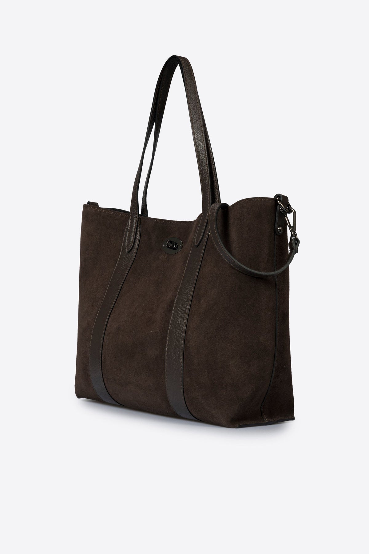 MYRA Leather Tote Bag - Dark Brown