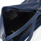 Leather Top Handle Bag 5456 - Navy