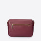 DALE Leather Crossbody Bag - Bordo