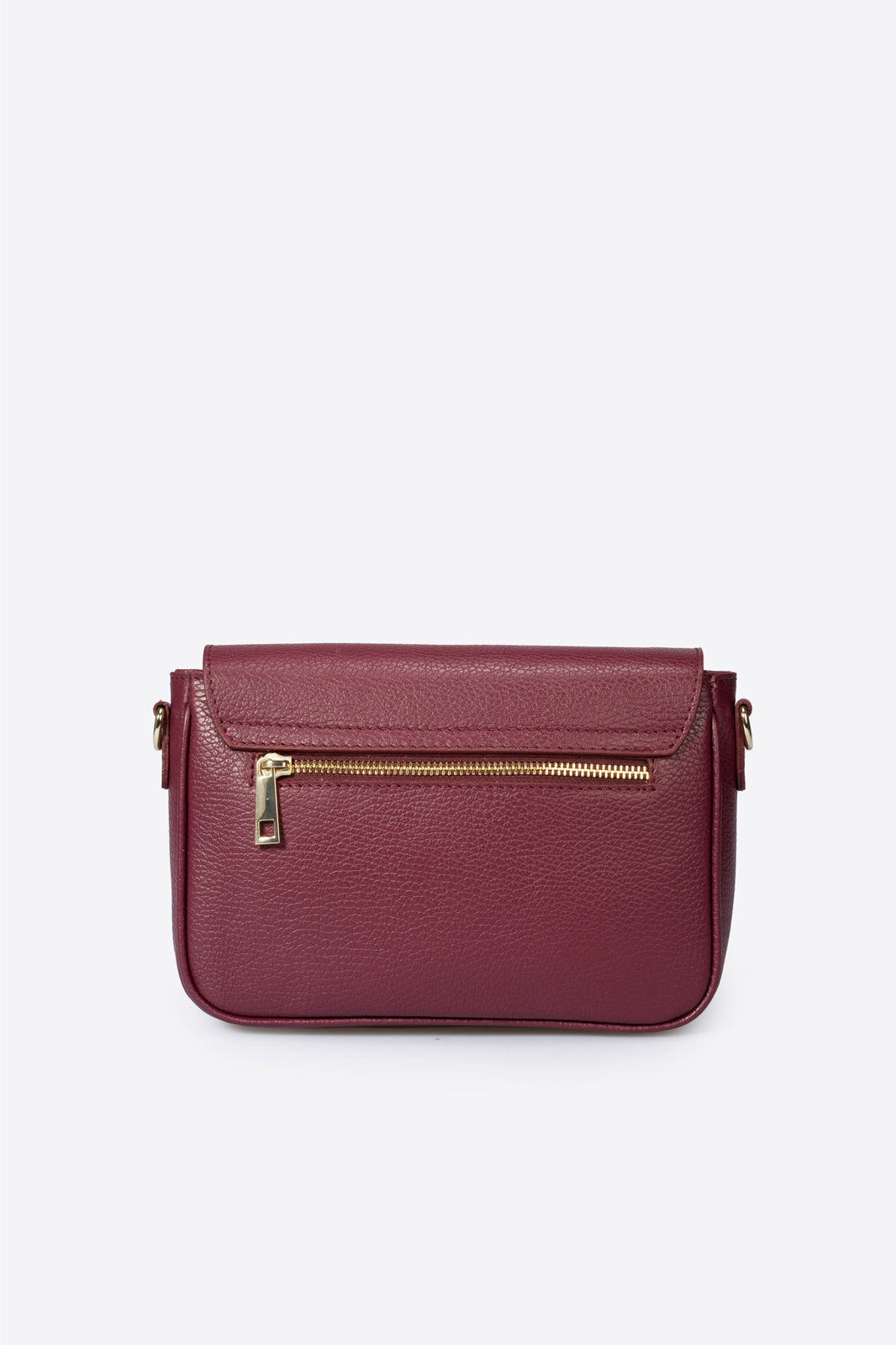 DALE Leather Crossbody Bag - Bordo