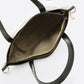 BRENDA Leather Shoulder Bag - Green