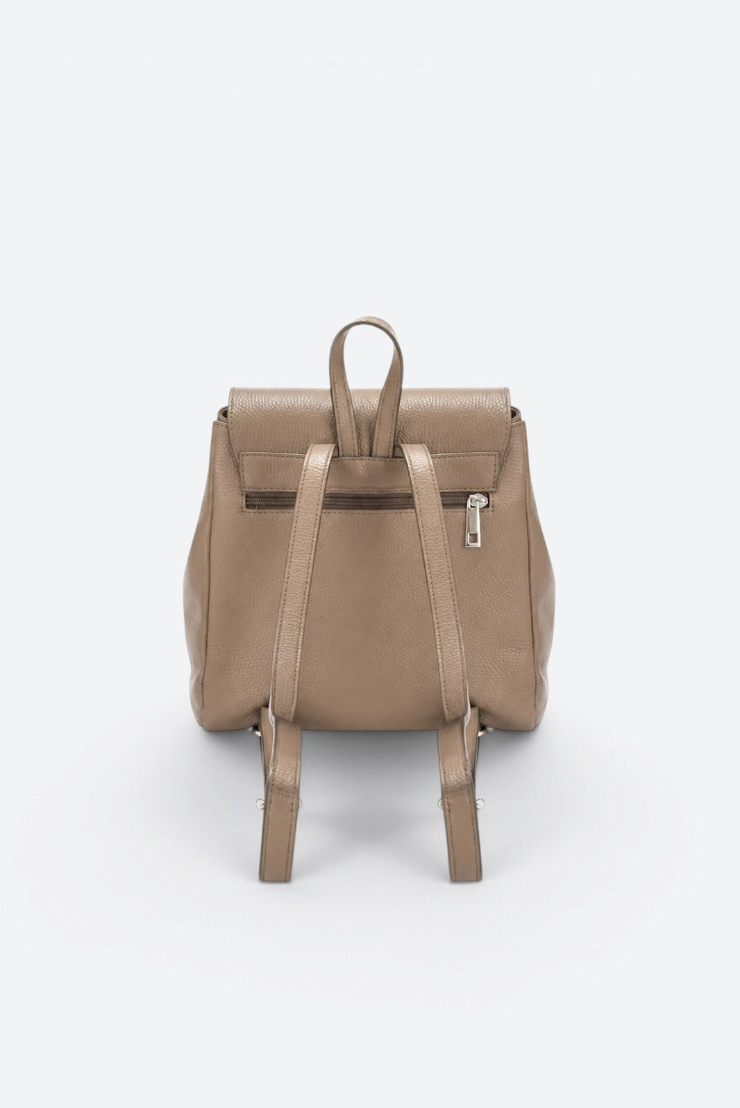 LYRA Leather Backpack - Taupe