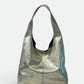 NADIA Leather Top Handle Bag - Gold