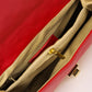 Leather Crossbody Bag 6810 - Red