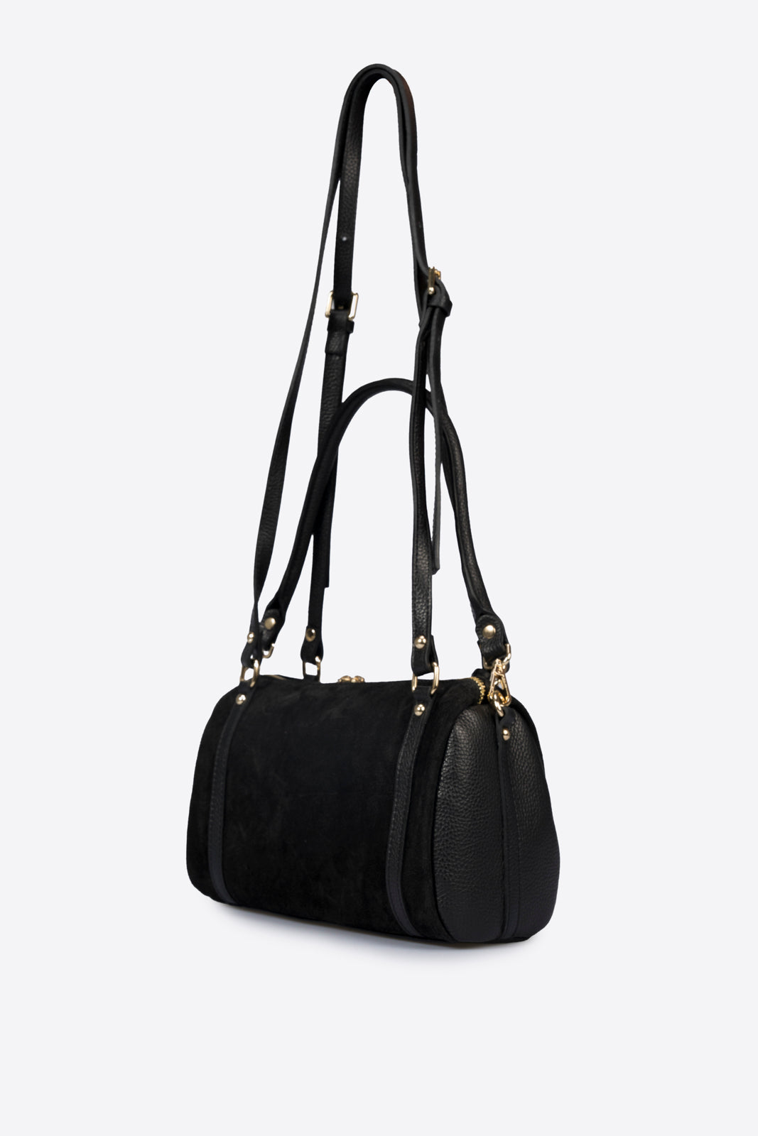 NOOR Leather Bowling Bag - Black