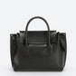 RUTH Leather Top Handle Bag - Black