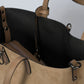 MABEL Leather Tote Bag - Taupe