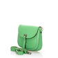 BELA Leather Crossbody Bag - Light Green