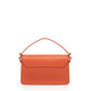Leather Top Handle Bag 4056 - Orange