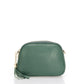 Leather Crossbody Bag 3578 - Green