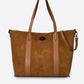 MYRA Leather Tote Bag - Cognac