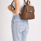 LYRA Leather Backpack - Brown