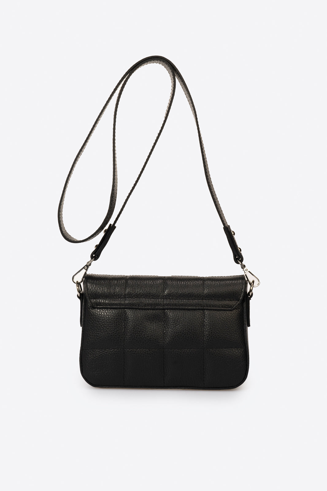EMILIA Leather Crossbody Bag - Nero
