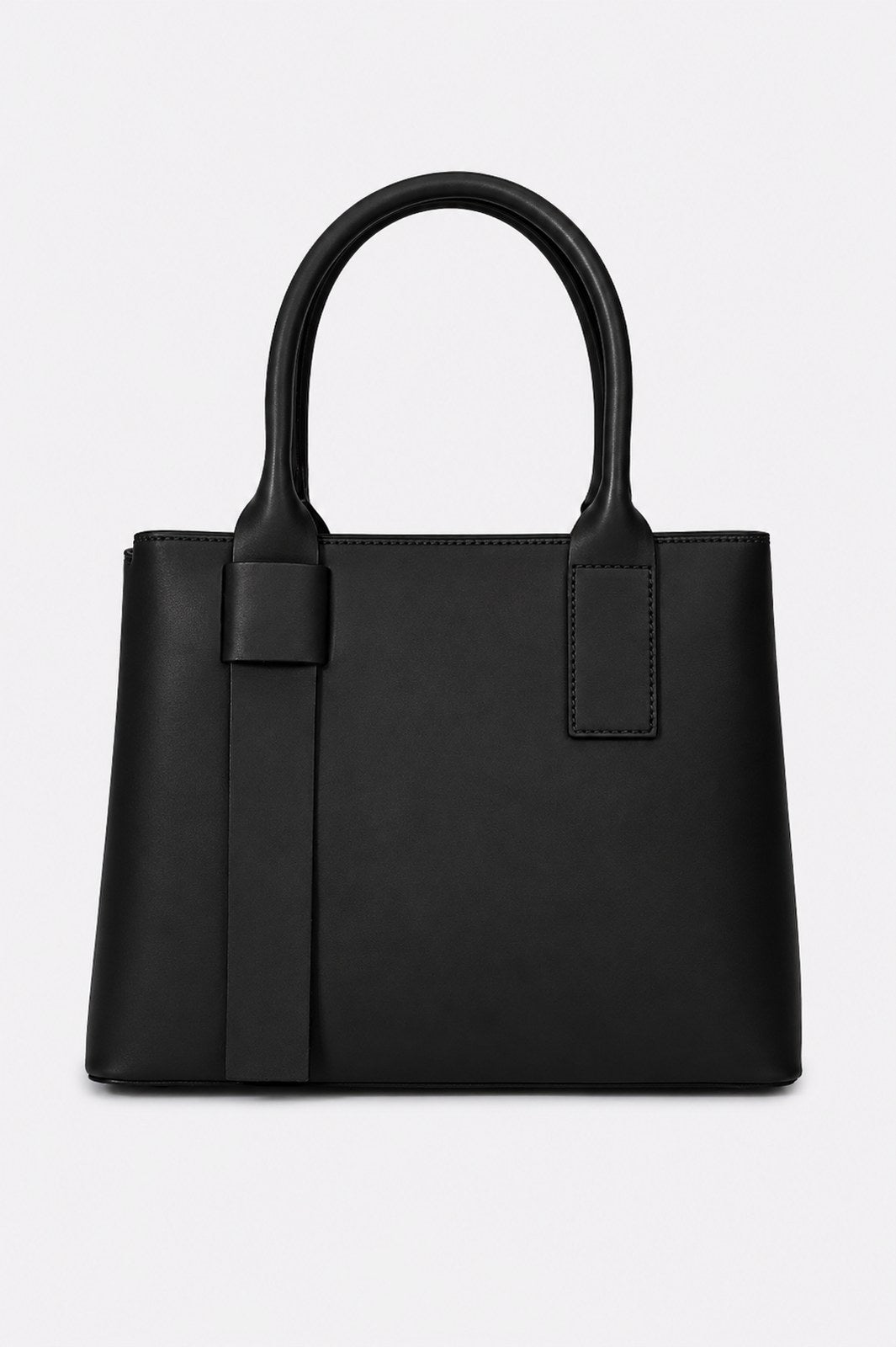 RACHELE Leather Top Handle Bag - Black