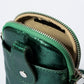Leather Crossbody Bag 6951 - Verde