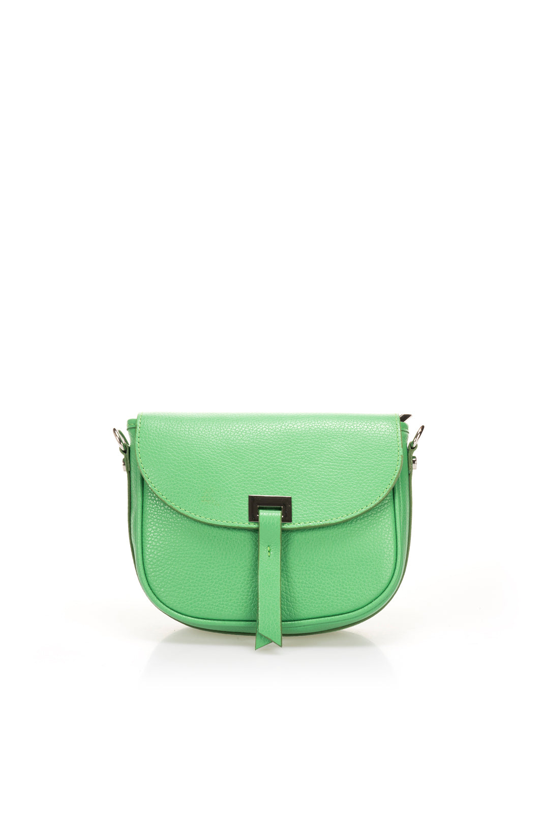 BELA Leather Crossbody Bag - Light Green