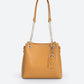 ANIKA Leather Top Handle Bag - Cuoio