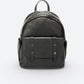 MALIKA Leather Backpack - Black
