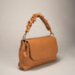 SOFIA Leather Top Handle Bag - Cuoio