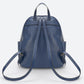 MALIKA Leather Backpack - Blue