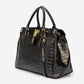 SAGE Leather Top Handle Bag - Black
