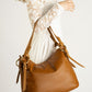 Leather Top Handle Bag 1246 - Cognac