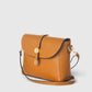 ADORE Leather Crossbody Bag - Cognac