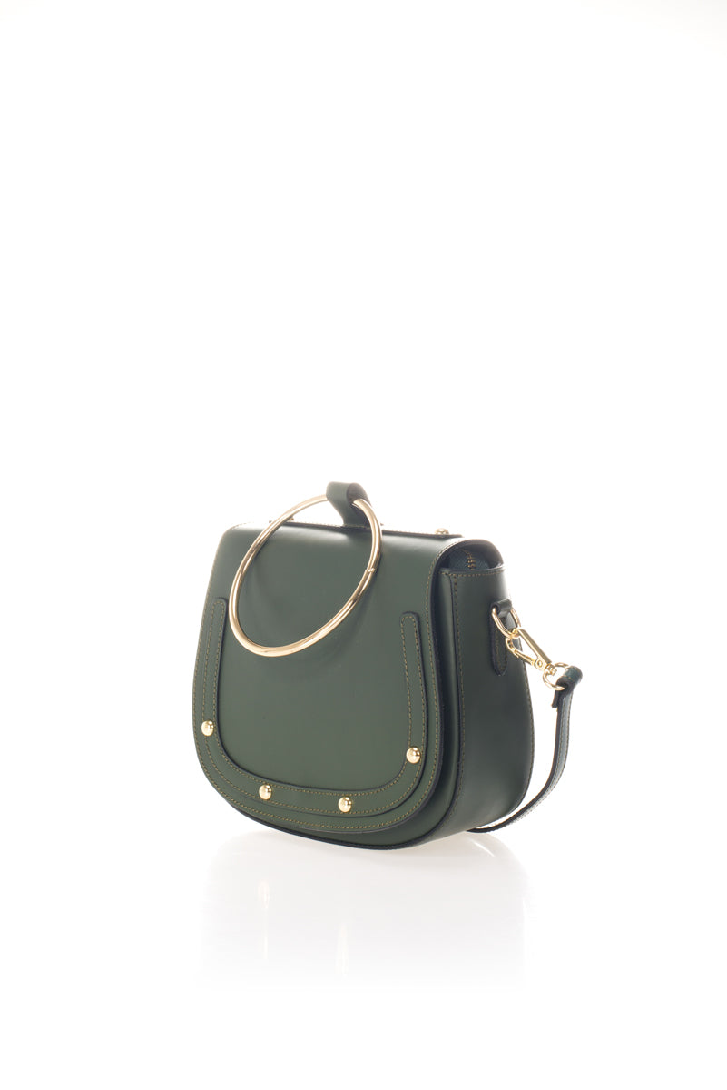 Leather Clutch 5398 - Green