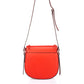 Leather Crossbody Bag 2810 - Red