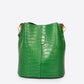 CAPRICE Leather Shoulder Bag - Verde Mela