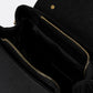 NELL Leather Top Handle Bag - Black