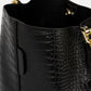 CAPRICE Leather Shoulder Bag - Black