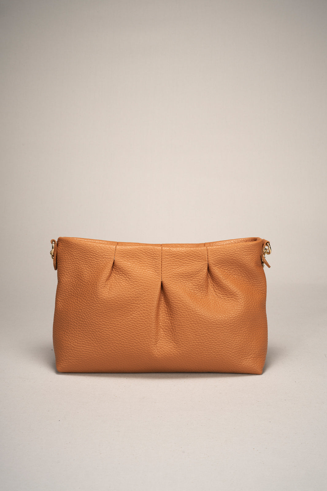CLIO Leather Crossbody Bag - Cuoio
