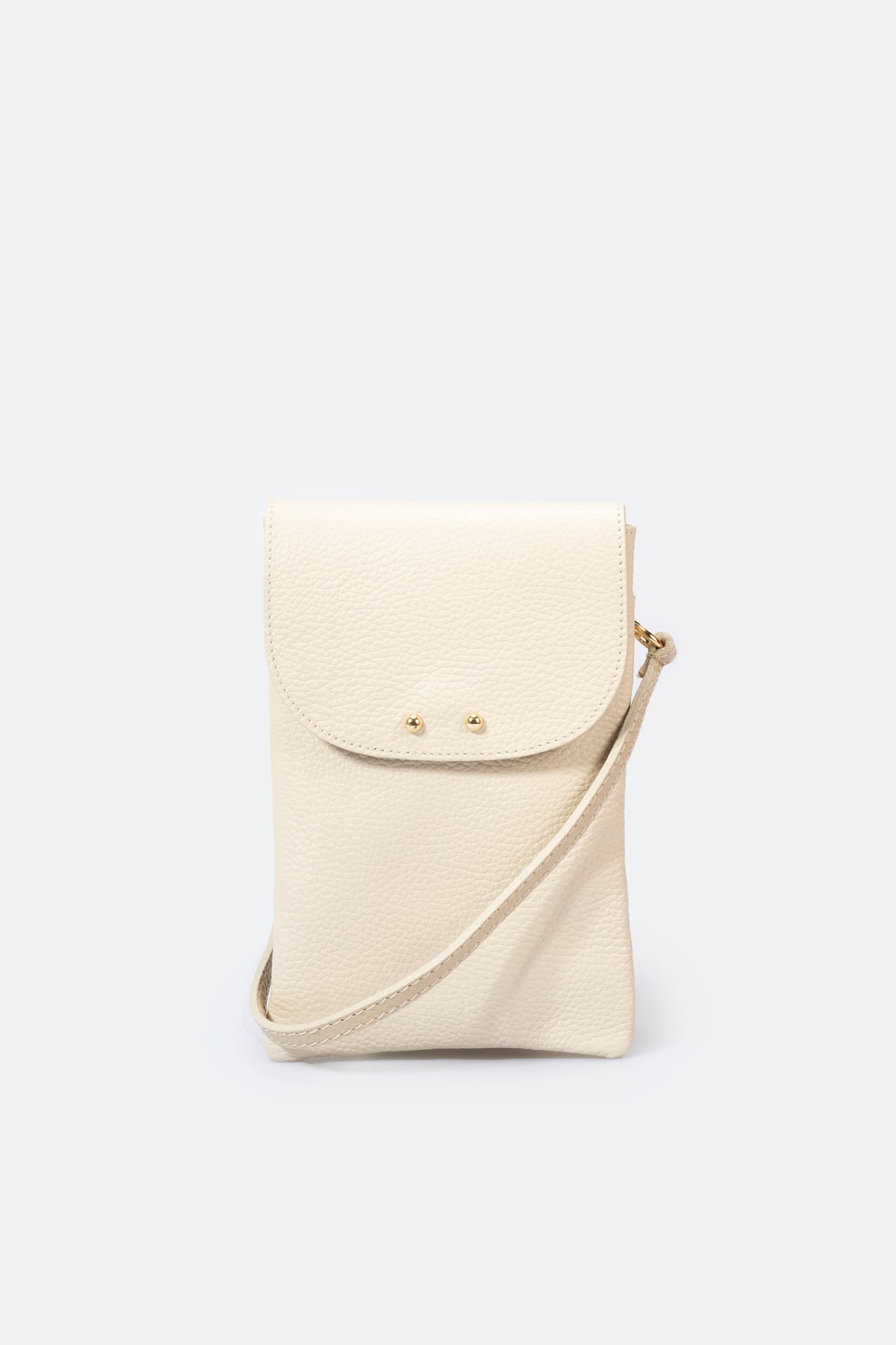 Leather Crossbody Bag 4100 - Cremino