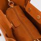GIADA Leather Top Handle Bag - Cognac