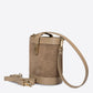 SIBILLA Leather Top Handle Bag - Taupe
