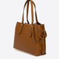 BIANCA Leather Top Handle Bag - Cuoio